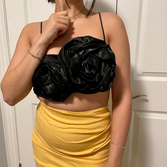 Zara Rose Crop Top - Picture 3 of 4